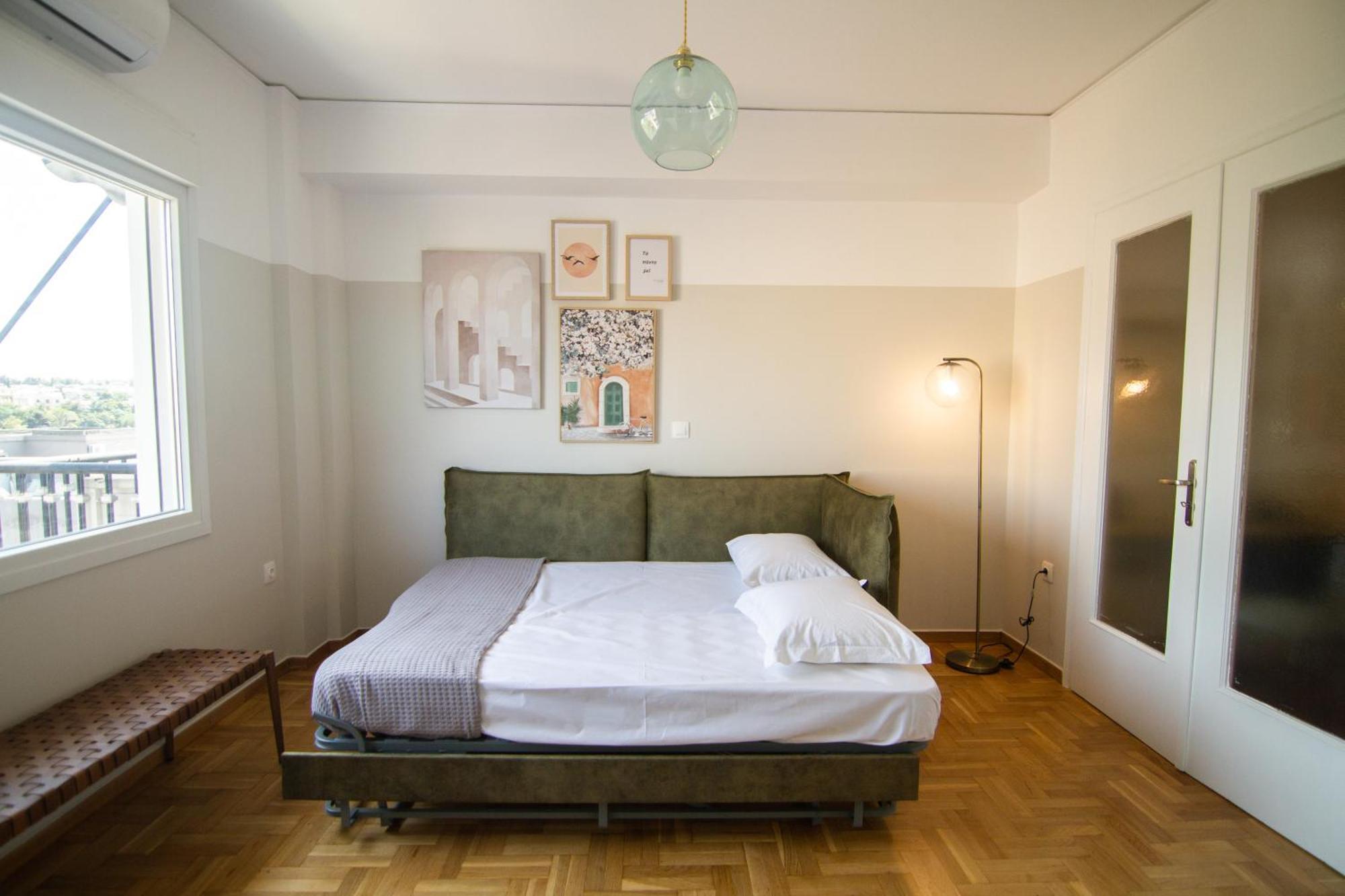 Stunning Acropolis View - 500M Metro - At Historical Center Apartment Athena Bagian luar foto